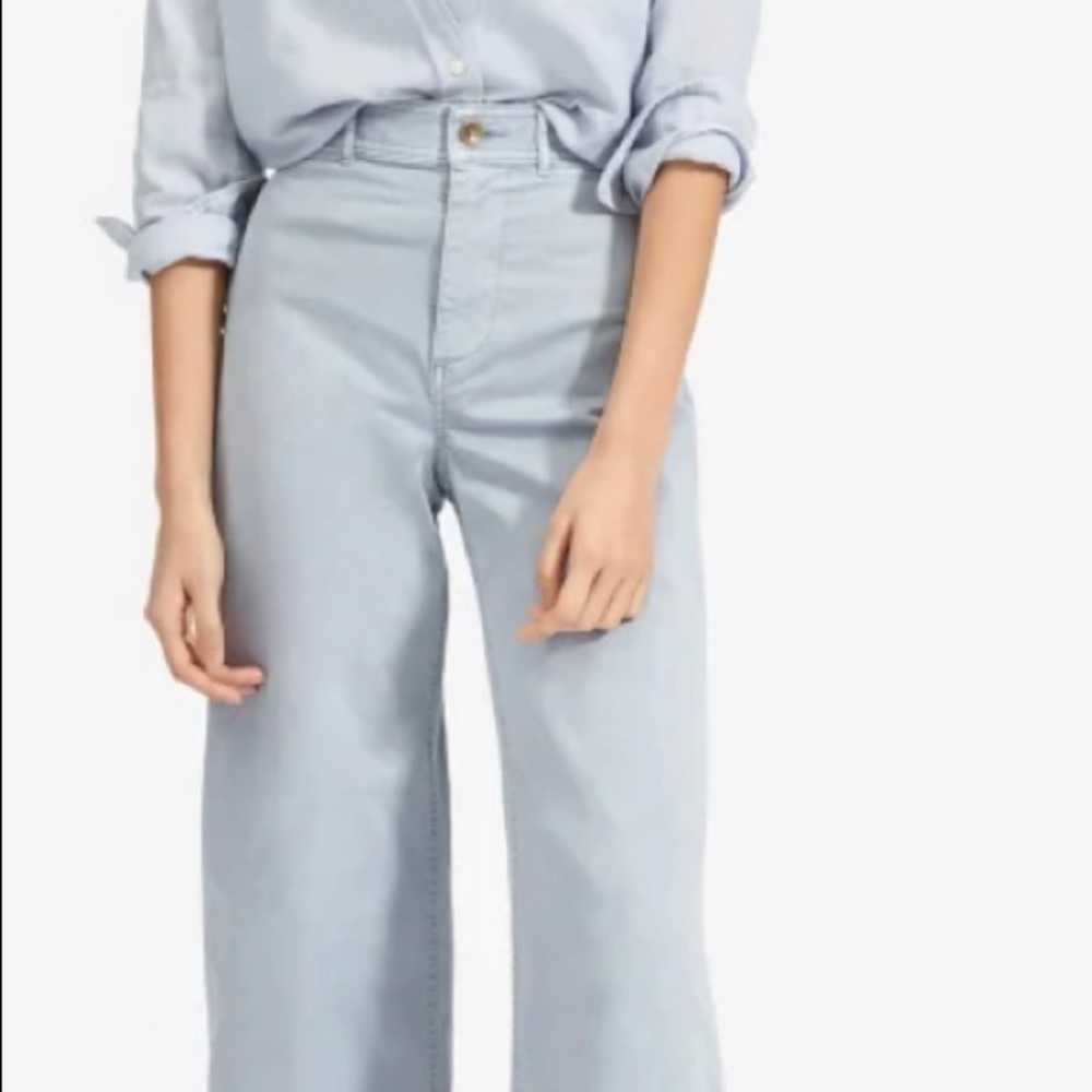 Everlane Lightweight Wide Leg Crop Chino